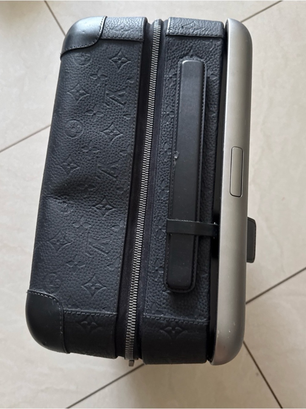 Louis Vuitton Horizon 55 Monogram Shadow Black Leather Carry-On Luggage Suitcase - Picture 12 of 12